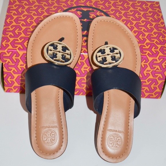 TORY BURCH BENTON BAND FLAT SANDAL - Picture 2 of 8